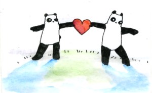 They're a-comin' over the hill at you!