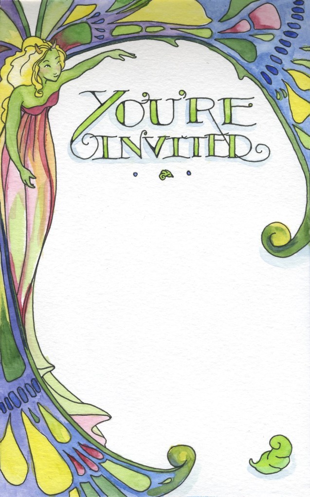 You're Invited Fairy Invite