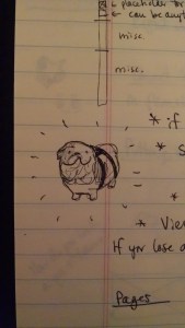 grinning lil bulldog